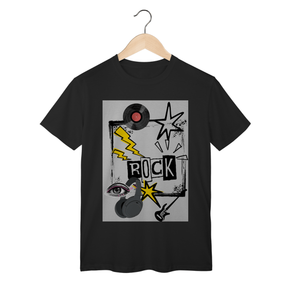 Camiseta Rock Preta