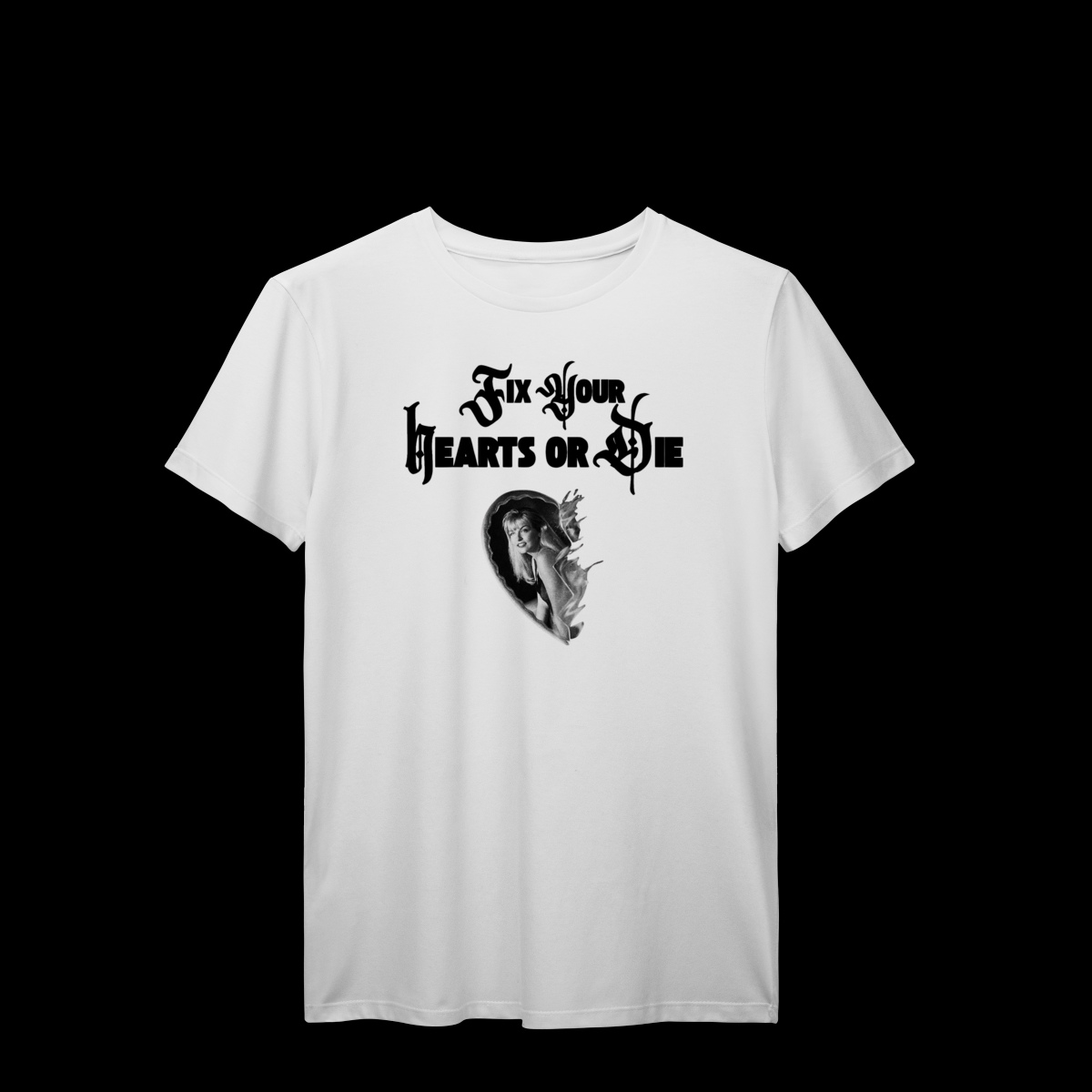 Nome do produto: CAMISA| Fix your hearts or die - Laura Palmer 