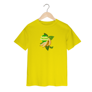Nome do produto T-shirt quality infantil (2 a 8 anos) infantil linha paixão nacional - banana