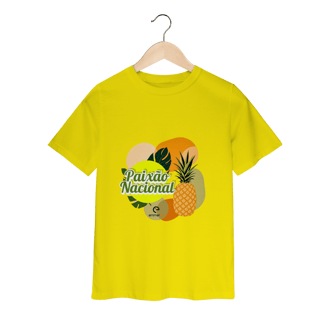Nome do produto T-shirt classic infantil linha paixão nacional - abacaxi