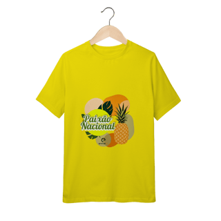 Nome do produto T-shirt quality infantil )10 a 14 anos) linha paixão nacional - abacaxi