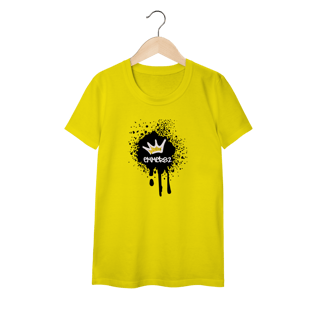 Nome do produto Street wear camiseta baby long classic  linha Grafite Splash