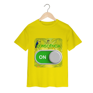 Nome do produto T-shirt classic infantil linha consciência ON