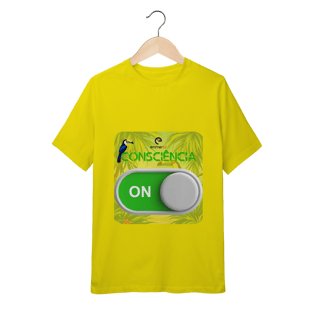 Nome do produto T-shirt quality infantil (10 a 14 anos) linha consciência ON