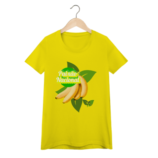 Nome do produto Camiseta baby long quality  linha paixão nacional - banana