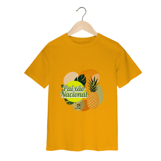 Nome do produto T-shirt classic infantil linha paixão nacional - abacaxi