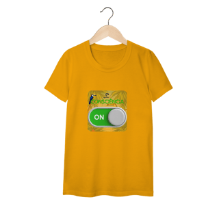 Nome do produto Camiseta baby long classic linha consciência ON