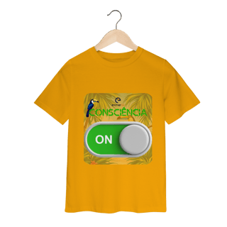 Nome do produto T-shirt classic infantil linha consciência ON