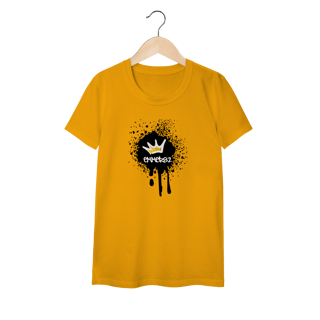 Nome do produto Street wear camiseta baby long classic  linha Grafite Splash