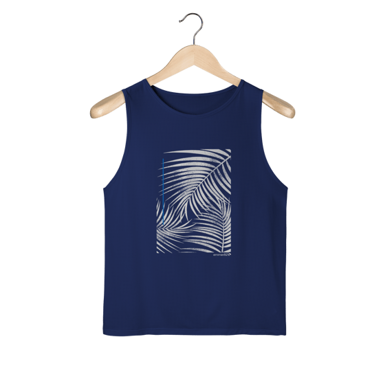 Regata masculinas sport dry uv Coleção Identidade Eco II – Estampa Branca