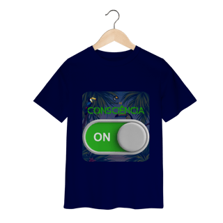 Nome do produto T-shirt classic infantil linha consciência ON