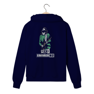 Nome do produto Streetwear moletom prime com zíper linha rock and roll