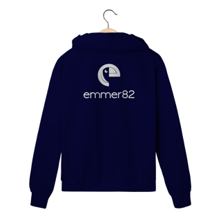 Nome do produto Moletom prime com ziper linha new age II estampa branca