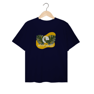 Nome do produto T-shirt plus size  linha verão tropical