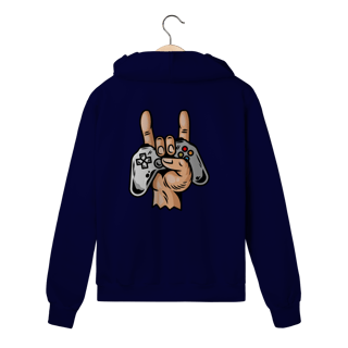 Nome do produto Street wear moletom prime com zíper linha hang loose - estampa posterior