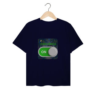 Nome do produto T-shirt plus size linha consciência ON