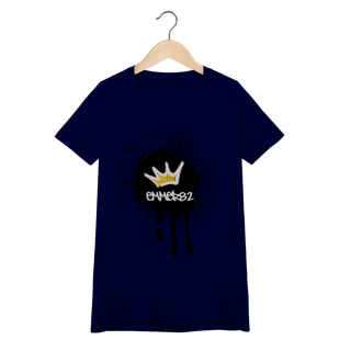 Nome do produto Street wear camiseta baby long quality linha Grafite Splash