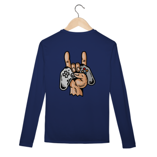 Nome do produto Street wear camisa manga longa sport dry uv linha hang loose - estampa posterior