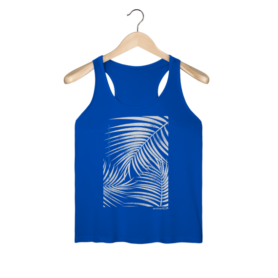 Regata feminina sport dry uv Coleção Identidade Eco II – Estampa Branca