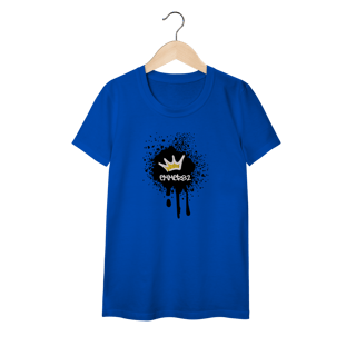 Nome do produto Street wear camiseta baby long classic  linha Grafite Splash