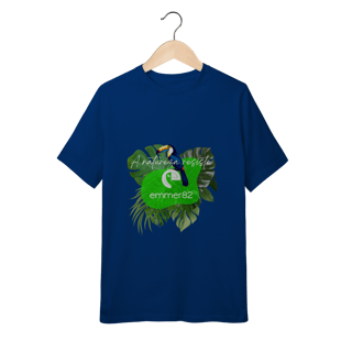 Nome do produto T-shirt quality infantil (10 a 14 anos) Linha A Natureza Resiste