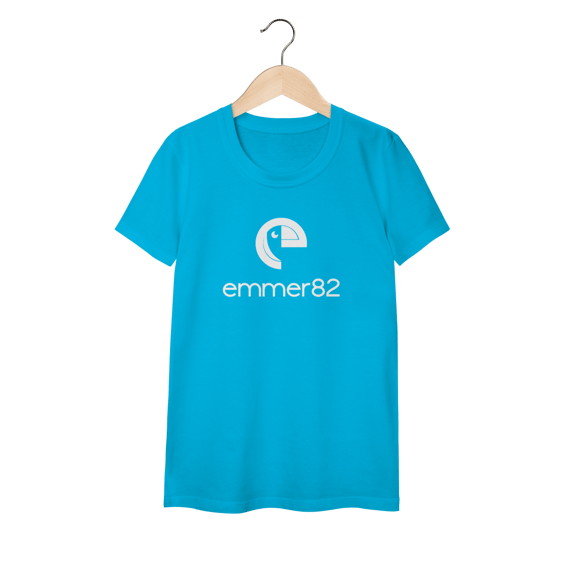 Camiseta baby long classic lina new age II estampa branca