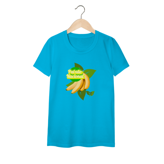 Camiseta baby long classic  linha paixão nacional - banana