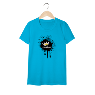 Nome do produto Street wear camiseta baby long classic  linha Grafite Splash