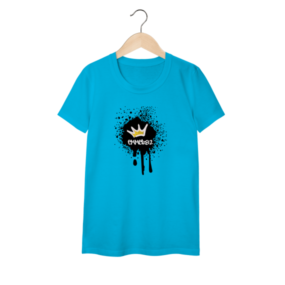 Street wear camiseta baby long classic  linha Grafite Splash