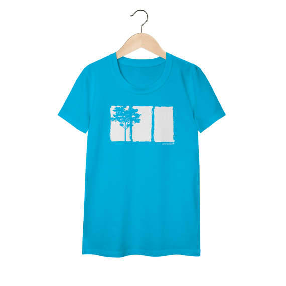 Camiseta Baby Long Classic – coleção Identidade ECO VI / estampa branca