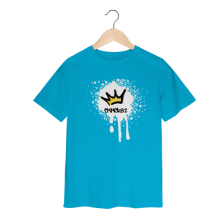 Nome do produto Streetwear t-shirt classic infantil linha grafite splash II