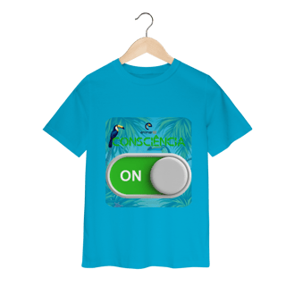 Nome do produto T-shirt classic infantil linha consciência ON