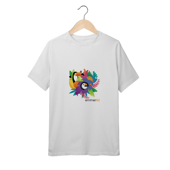 T-shirt quality infantil (10 a 14 anos) linha tropicano