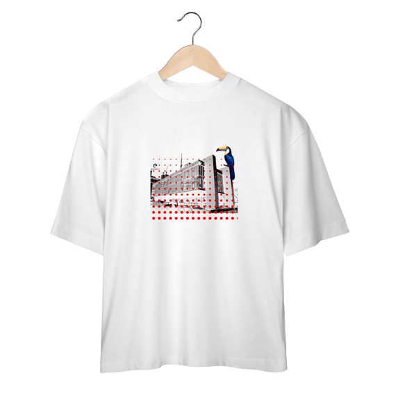 Camiseta oversized linha birdlife