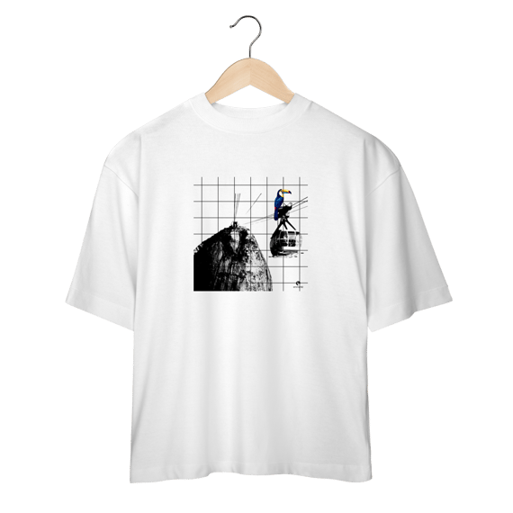 Camiseta oversized linha birdlife II