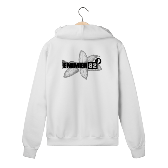 Moletom prime com ziper linha Dieffenbachia seguine / comigo-ninguém-pode