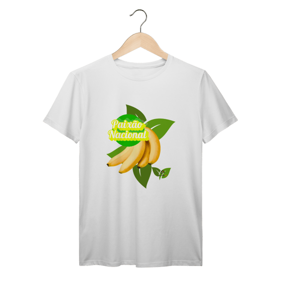 T-shirt prime  linha paixão nacional - banana