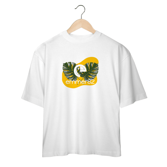 Camiseta oversized  linha verão tropical