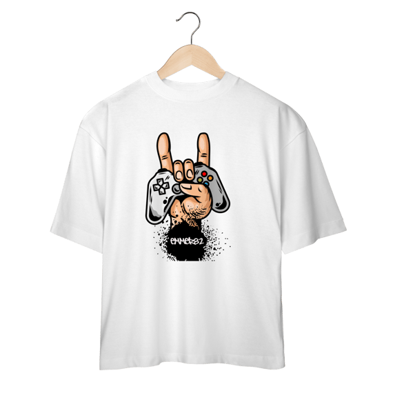 Streetwear camiseta oversized linha hang loose.