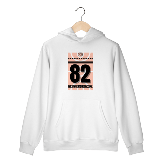Streetwear moletom prime canguru linha Basketball 82