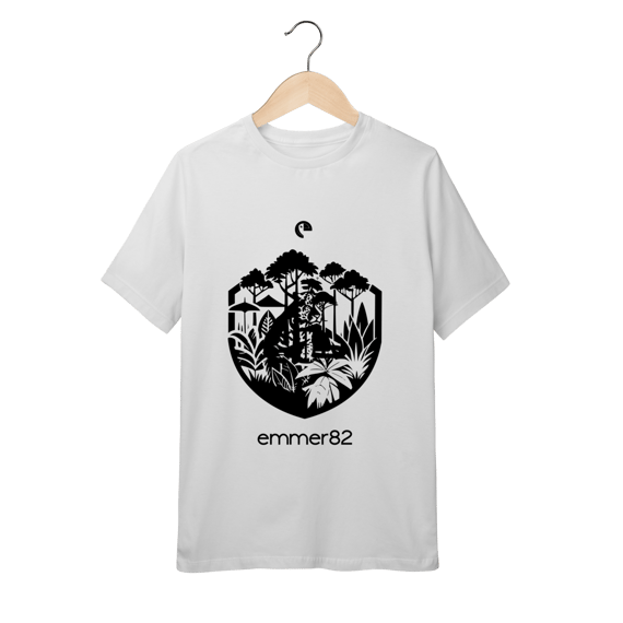 T-shirt quality infantil (10 a 14 anos) linha Biomas em Foco