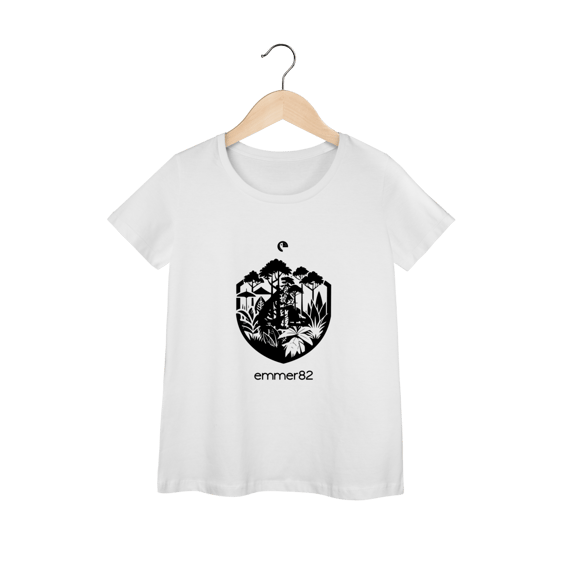 Camiseta baby long prime linha Biomas em Foco