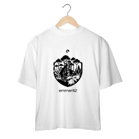 Camiseta oversized linha Biomas em Foco