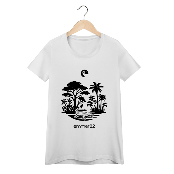 Camiseta baby long quality Linha Biomas em Foco III