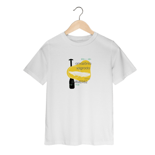 T-shirt quality infantil (2 a 8 anos) Linha Amazônia Sagrada – Pirarucu