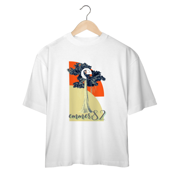 Camiseta oversized linha samaúma