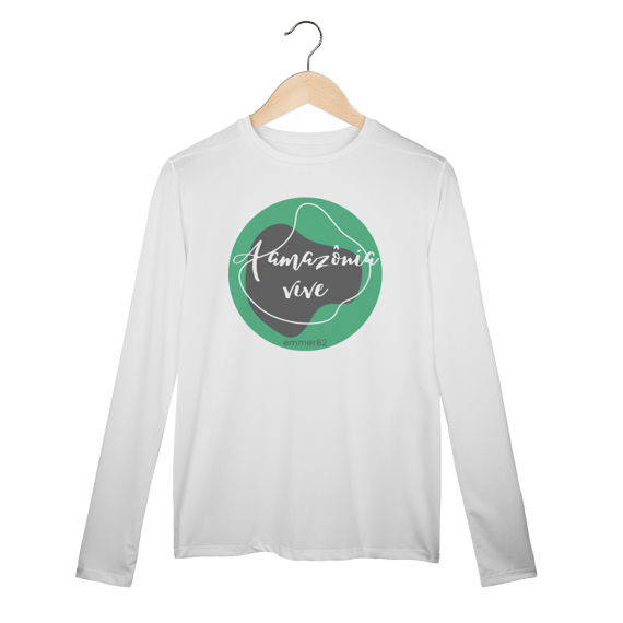 Camisa manga longa sport dry uv linha a Amazônia Vive