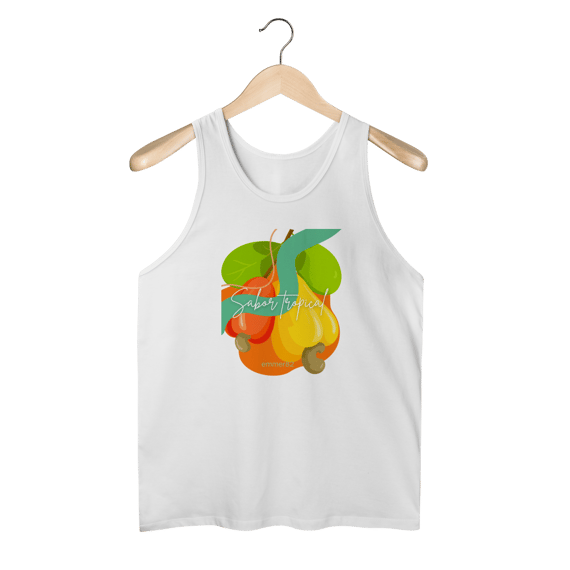 Regata masculina quality  linha “Caju – Sabor Tropical