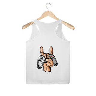 Nome do produto Street wear regata feminina sport dry uv linha hang loose - estampa posterior