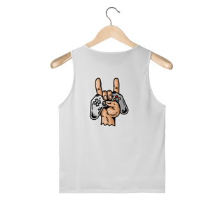 Nome do produto Street wear regata masculina sport dry uv linha hang loose - estampa posterior